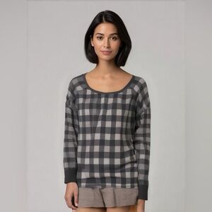 Women's Victoria's Secret Shirt, Size M, Black and Beige